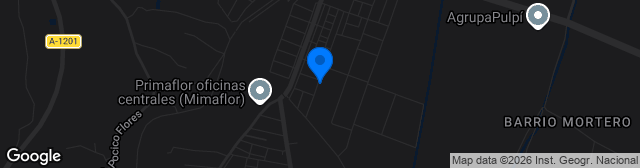 Map showing Estadio San Miguel