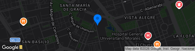 Map showing Estadio José Barnés