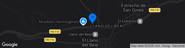 Map showing Estadio Municipal Ángel Celdrán