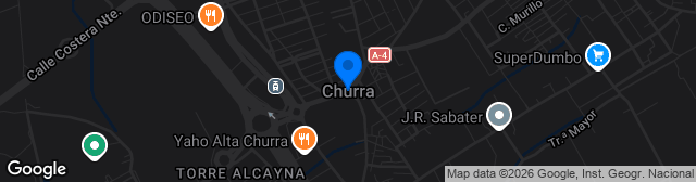 Map showing Campo de EDMF Churra