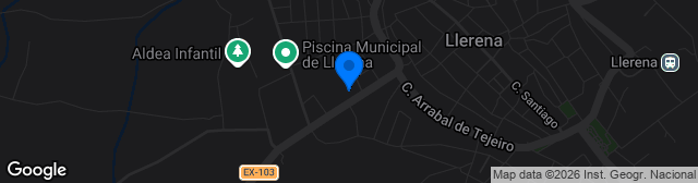 Map showing Estadio Fernando Robina