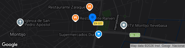 Map showing Estadio Municipal Emilio Macarro Rodriguez