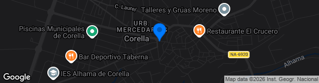 Map showing Campo CD Corellano