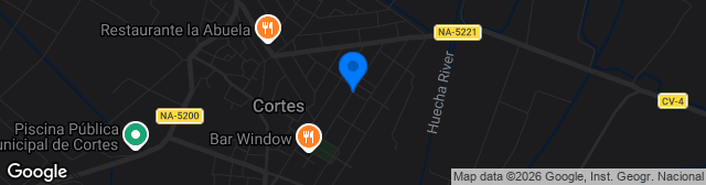 Map showing Estadio San Francisco Javier