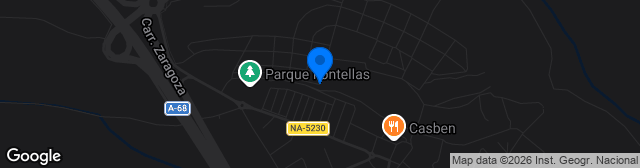 Map showing Estadio Secarales