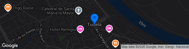 Map showing Estadio Luis Asarta