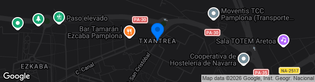 Map showing Instalaciones Deportivas Chantrea