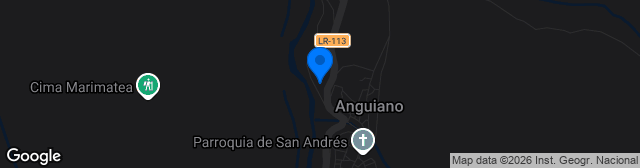 Map showing Estadio Isla Anguiano
