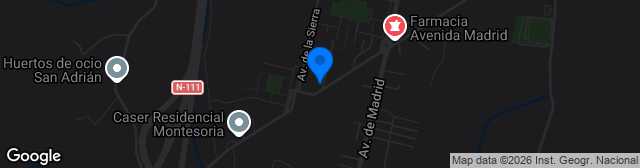 Map showing Estadio La Isla