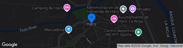 Map showing Estadio Municipal El Soto