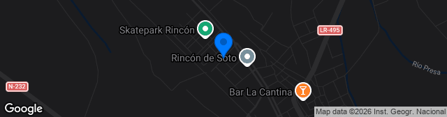 Map showing Estadio San Miguel