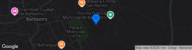 Map showing Estadio Municipal de Deportes