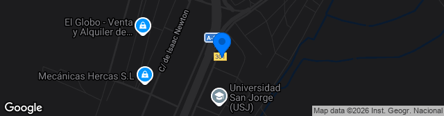 Map showing Estadio Nuevo Enrique Porta