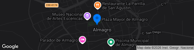 Map showing Estadio Manuel Trujillo