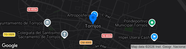 Map showing Estadio San Francisco