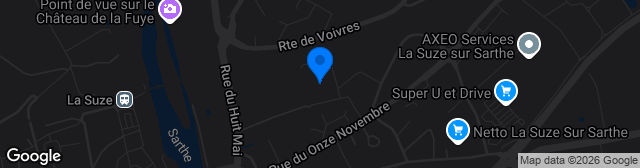 Map showing Stade Municipal Daniel Soyer