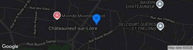 Map showing Stade Lièvre d'Or