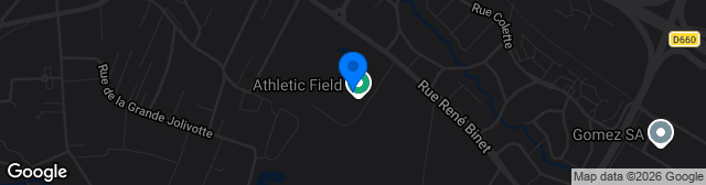Map showing Stade Fernand Sastre
