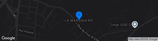 Map showing Stade de la Waroquerie Annexe 4