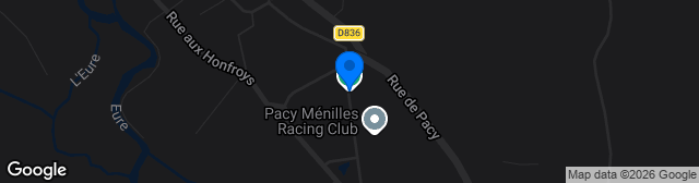 Map showing Stade de Pacy-Ménilles