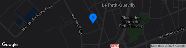Map showing Stade Amable Lozai