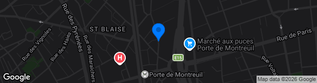 Map showing Stade des Frères Déjerine