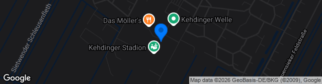 Map showing Kehdinger Stadion