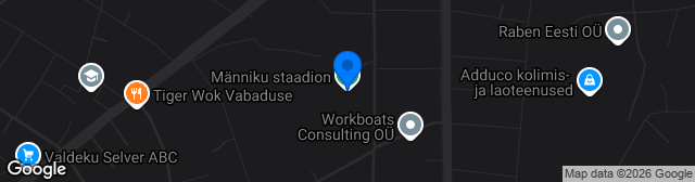 Map showing Männiku staadion