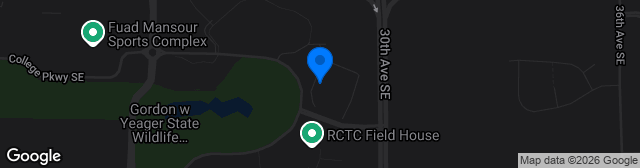 Map showing RCTC Stadium