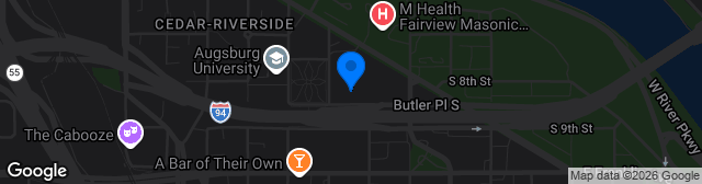 Map showing Edor Nelson Stadium