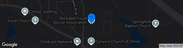 Map showing RYSA Soccerplex Field 1