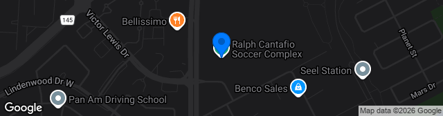 Map showing John Scouras Field at Ralph Cantafio Soccerplex