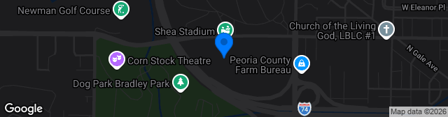 Map showing Shea Stadium