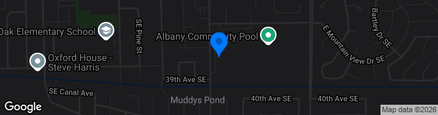 Map showing South Albany High School