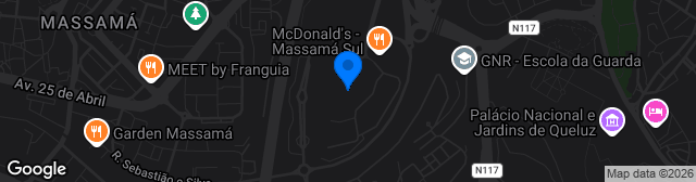 Map showing Estádio do Real SC