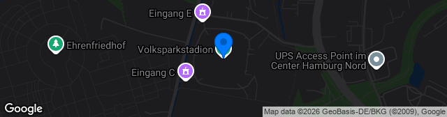 Map showing Volksparkstadion