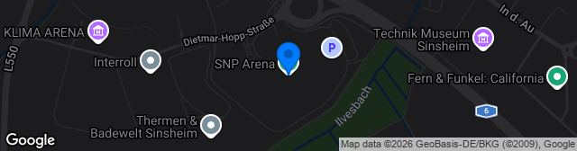 Map showing PreZero Arena