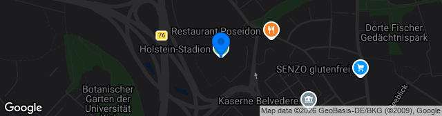 Map showing Holstein-Stadion