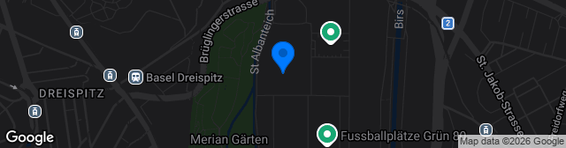 Map showing Leichtathletik-Stadion St. Jakob