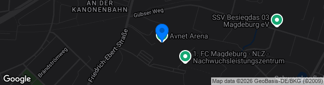 Map showing MDCC-Arena