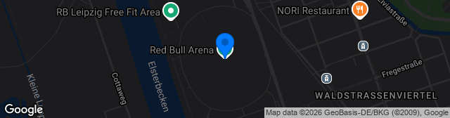 Map showing Red Bull Arena