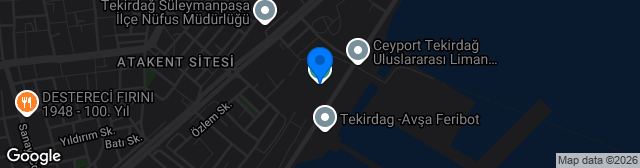 Map showing Namık Kemal Stadyumu