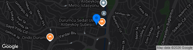 Map showing Alibeyköy Stadyumu