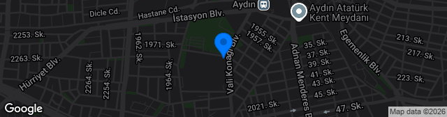 Map showing Adnan Menderes Stadı