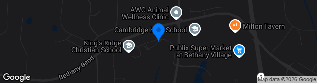 Map showing Kings Ridge High School