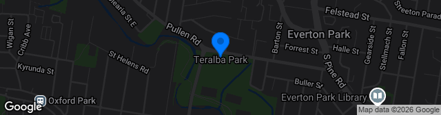 Map showing Teralba Park
