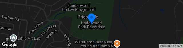 Map showing OldMac Stadium (Underwood Park)