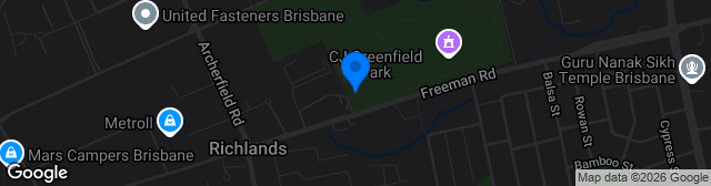 Map showing C.J. Greenfield Reserve