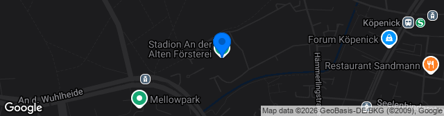 Map showing Stadion An der Alten Försterei
