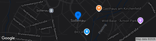 Map showing Sportplatz Sollenau